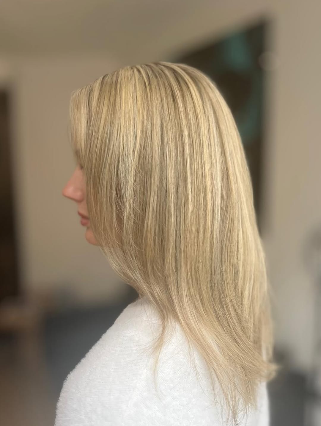 Soft blonde highlights at Brash Hair Design